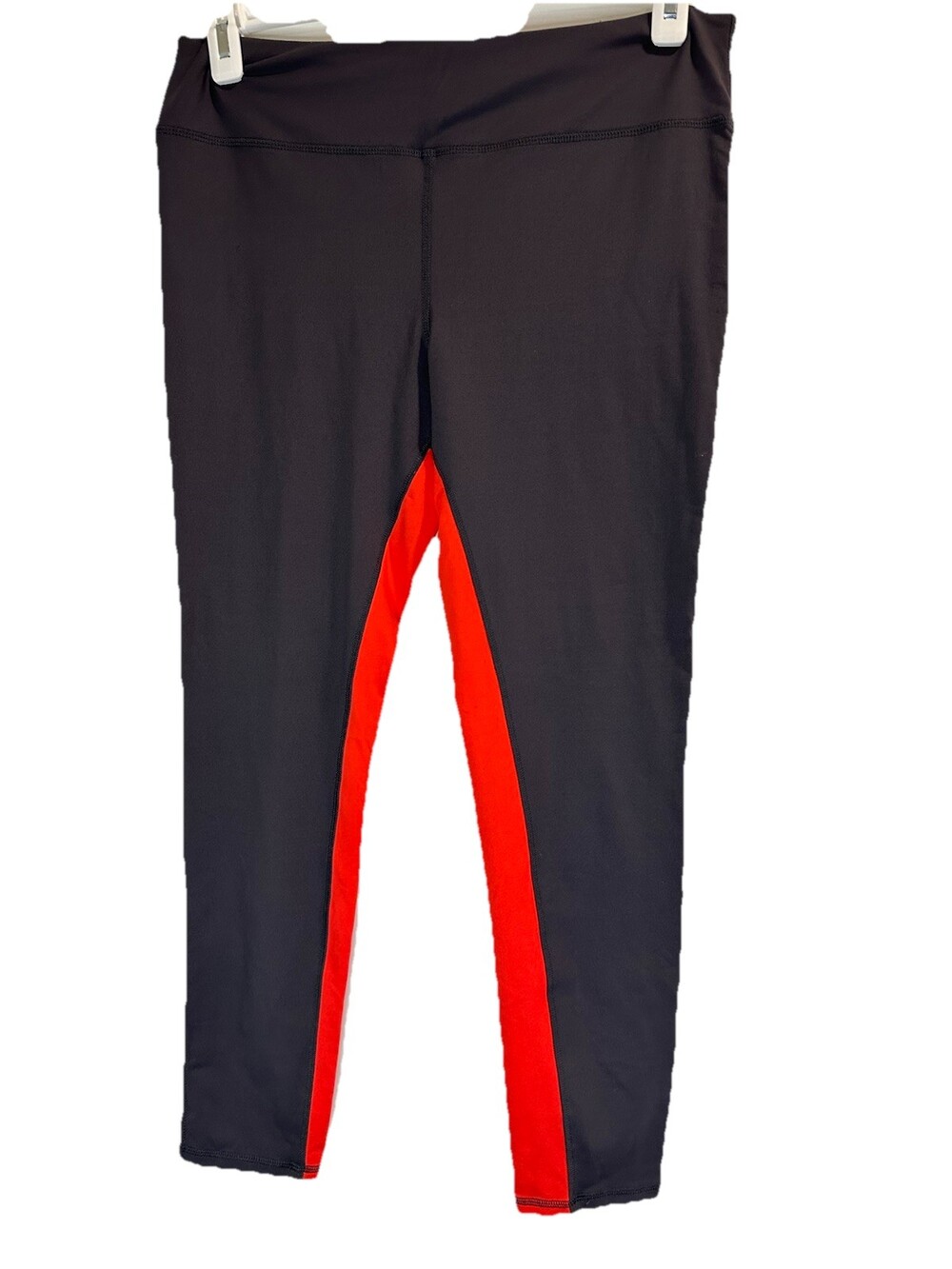 JOE FRESH Active Leggings Women's Size Large Gray/Peach Polyester